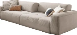 3C Candy Big-Sofa »Yoshy Mega Sofa mit Komfortfunktionen, modern und bequem,« Zwei Sitztiefen durch verstellbare Rückenlehne, Bezug in Cord