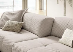 3C Candy Big-Sofa »Yoshy Mega Sofa mit Komfortfunktionen, modern und bequem,« Zwei Sitztiefen durch verstellbare Rückenlehne, Bezug in Cord