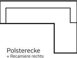 3C Candy Ecksofa »Enisa II L-Form« bestehend aus Modulen, daher auch individuell aufstellbarbar