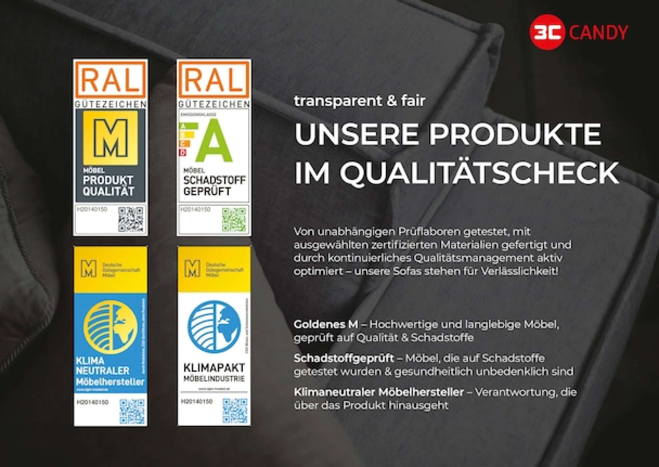 3C Candy Ecksofa »Enisa II L-Form« bestehend aus Modulen, daher auch individuell aufstellbarbar