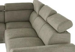 3C Candy Ecksofa »Greve Sofa immer mit manuelle Kopfteilverstellungen, modern, elegant« wahlweise motorischer Sitzvorzug, bequem und zeitlos, L-Form