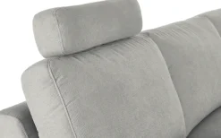 3C Candy Ecksofa »Lecce, wahlweise PUR-Schaumstoff oder Tonnentaschenfederkern« Bett im 2,5-Sitzer, teilmotorische Schlaffunktion im Longchair, L-Form