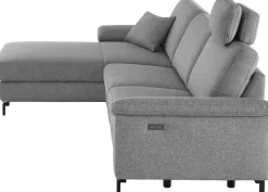 3C Candy Ecksofa »Mainau L-Form« Relaxfunktion im 1,5-Sitzer, motorische Schlaffunktion in Longchair