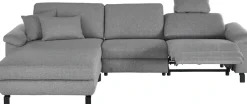 3C Candy Ecksofa »Mainau L-Form« Relaxfunktion im 1,5-Sitzer, motorische Schlaffunktion in Longchair