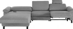3C Candy Ecksofa »Mainau L-Form« Relaxfunktion im 1,5-Sitzer, motorische Schlaffunktion in Longchair