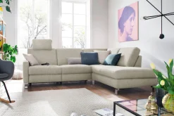 3C Candy Ecksofa »Mainau modern und elegant, mit gutem Sitzkomfort, Breite 257cm, L-Form« wahlweise mit elektrischer Relaxfunktion, Federkern