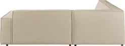 3C Candy Ecksofa »Matteo in elegant, kubischer Formensprache, bequem, L-Form« mit auffälliger Kedernaht, Cord-Bezug, Lounge-Charakter, OTTOs Choice