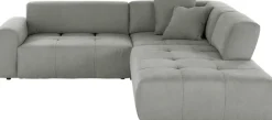 3C Candy Ecksofa »Yoshy Komfortsofa, bequem und modern, hochwertige Verarbeitungsdetails« Zwei verschiedene Sitztiefen durch verstellbare Rückenlehne, L-Form