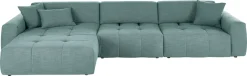 3C Candy Ecksofa »Yoshy mit Komfortfunktionen, modern und bequem, L-Form« Zwei verschiedene Sitztiefen durch verstellbare Rückenlehne