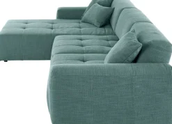 3C Candy Ecksofa »Yoshy mit Komfortfunktionen, modern und bequem, L-Form« Zwei verschiedene Sitztiefen durch verstellbare Rückenlehne