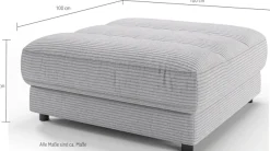 3C Candy Polsterhocker »Stripes« Passend zur Serie Stripes,