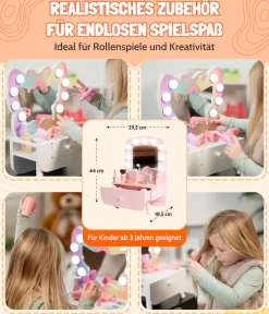 CHIC2000 Schminktisch »Tabletop rosa«