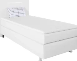 COLLECTION AB Boxspringbett »London, inklusive Topper und Kissen, mit LED-Beleuchtung« Boxspringbett erhältlich in 90cmx200cm, 140cmx200cm & 180cmx200cm
