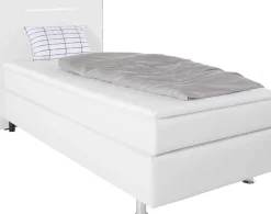COLLECTION AB Boxspringbett »London, inklusive Topper und Kissen, mit LED-Beleuchtung« Boxspringbett erhältlich in 90cmx200cm, 140cmx200cm & 180cmx200cm