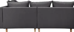 COLLECTION AB Ecksofa »Anton L-Form, B: 201 cm« 5 Zierkissen, Federkern