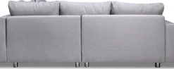 COLLECTION AB Ecksofa »Cannes L-Form, B: 215 cm« Set: Sofa & Hocker, 2 Zierkissen, Federkern