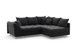 COLLECTION AB Ecksofa »Innsbruck L-Form, B: 247 cm« 3 Zierkissen, Federkern