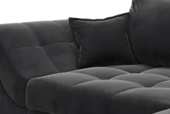 COLLECTION AB Ecksofa »Innsbruck L-Form, B: 247 cm« 3 Zierkissen, Federkern