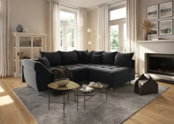 COLLECTION AB Ecksofa »Innsbruck L-Form, B: 247 cm« 3 Zierkissen, Federkern