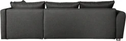 COLLECTION AB Ecksofa »Jana L-Form, B: 220 cm« Schlaffunktion, Bettkasten & 1 Zierkissen, Federkern
