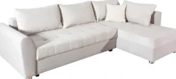 COLLECTION AB Ecksofa »Jana XL L-Form, B: 250 cm« Schlaffunktion, Bettkasten & 1 Zierkissen, Federkern