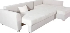 COLLECTION AB Ecksofa »Jana XL L-Form, B: 250 cm« Schlaffunktion, Bettkasten & 1 Zierkissen, Federkern