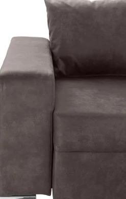 COLLECTION AB Ecksofa »John L-Form, B: 226 cm« Schlaffunktion, Bettkasten, Regalelement & 2 Zierkissen, Federkern