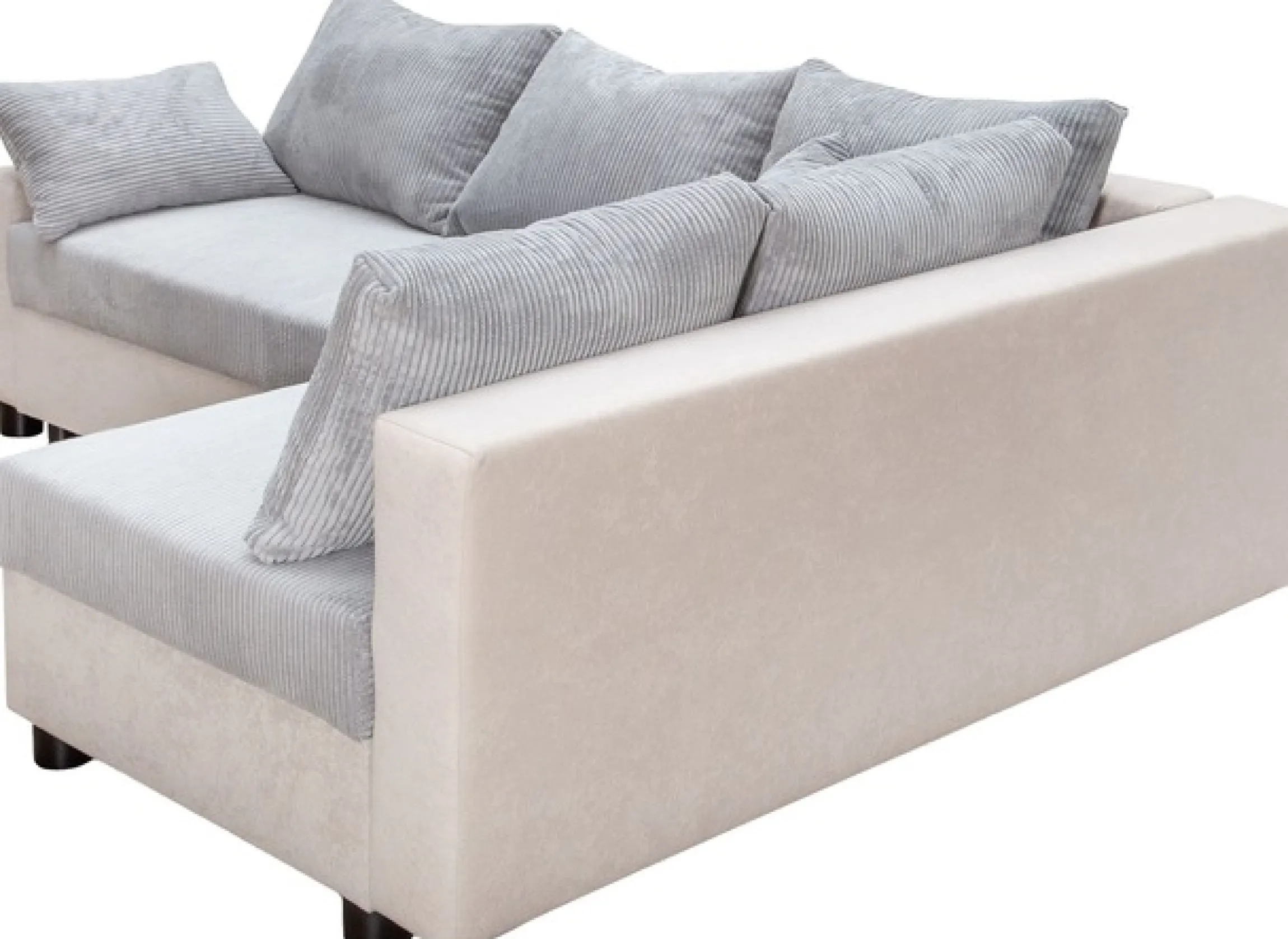 COLLECTION AB Ecksofa »Parma L-Form, B: 224 cm« Schlaffunktion, Bettkasten & 2 Zierkissen, Federkern