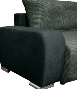 COLLECTION AB Ecksofa »Poppy L-Form, B: 227 cm« Schlaffunktion, Bettkasten & 1 Zierkissen