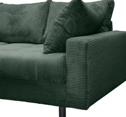 COLLECTION AB Ecksofa »Toni L-Form, B: 215 cm, XXL-Liegefläche 178x190 cm mit Hocker« Set: Sofa & Hocker, 2 Zierkissen, Federkern, frei stellbar