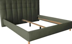 COLLECTION AB Polsterbett »CLASSIC Scandi erhältlich in der Breite 180x200cm« 3 Varianten: Rahmen, Rahmen + Rost oder Komplett-Set mit King-Matratze