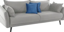 COLLECTION AB Schlafsofa »Asra, B: 228 cm, Liegel. 145x192 cm« Schlaffunktion, Bettkasten, Taschen & 2 Zierkissen, Federkern