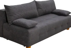 COLLECTION AB Schlafsofa »Bella, B: 196 cm, Liegefl. 145x196 cm« Schlaffunktion, Bettkasten & 2 Armlehnenkissen, Federkern