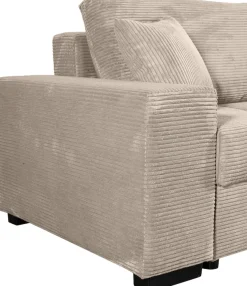 COLLECTION AB Schlafsofa »Kreta, B: 248 cm, Liegefl. 137x195 cm« Schlaffunktion, Bettkasten & 2 Zierkissen, optional mit Topper