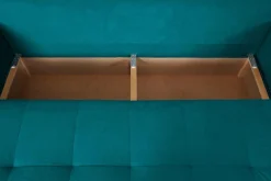 COLLECTION AB Schlafsofa »Solar, B: 225 cm, Liegel. 136x200 cm« Schlaffunktion, Bettkasten & 1 Zierkissen, Federkern