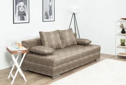 COLLECTION AB Schlafsofa »Tania, B: 194 cm, Liegefl. 140x194 cm, Federkern« Schlafcouch mit Gästebett inklusive Rückenkissen