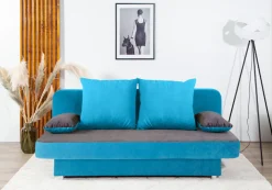 COLLECTION AB Schlafsofa »Ulla, B: 186 cm, Liegel. 142x186 cm« Schlaffunktion, Bettkasten & 2 Wende-Rückenkissen
