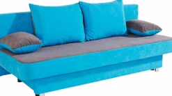 COLLECTION AB Schlafsofa »Ulla, B: 186 cm, Liegel. 142x186 cm« Schlaffunktion, Bettkasten & 2 Wende-Rückenkissen