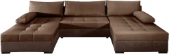 COLLECTION AB Wohnlandschaft »Josy U-Form, B: 307 cm« Schlaffunktion & Bettkasten, Federkern