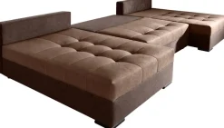 COLLECTION AB Wohnlandschaft »Josy U-Form, B: 307 cm« Schlaffunktion & Bettkasten, Federkern