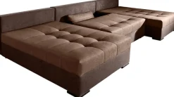COLLECTION AB Wohnlandschaft »Josy U-Form, B: 307 cm« Schlaffunktion & Bettkasten, Federkern