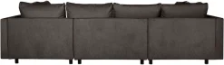 COLLECTION AB Wohnlandschaft »Toni U-Form, B: 298 cm, XXL-Liegefläche 282x178 cm mit Hocker« Set: Sofa & Hocker, 3 Zierkissen, Federkern