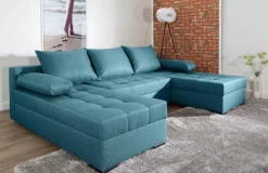 COLLECTION AB Wohnlandschaft »Josy U-Form, B: 269 cm« Schlaffunktion & Bettkasten, Federkern