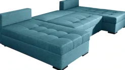 COLLECTION AB Wohnlandschaft »Josy U-Form, B: 269 cm« Schlaffunktion & Bettkasten, Federkern