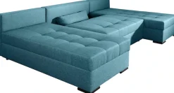 COLLECTION AB Wohnlandschaft »Josy U-Form, B: 269 cm« Schlaffunktion & Bettkasten, Federkern