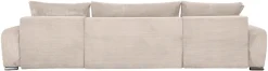 COLLECTION AB Wohnlandschaft »Paola U-Form, B: 314 cm« Schlaffunktion, Bettkasten & 4 Zierkissen, Federkern