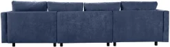 COLLECTION AB Wohnlandschaft »Toni U-Form, B: 298 cm« Set: Sofa & Hocker, 2 Zierkissen, Federkern