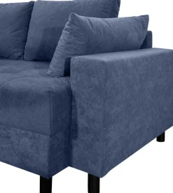 COLLECTION AB Wohnlandschaft »Toni U-Form, B: 298 cm« Set: Sofa & Hocker, 2 Zierkissen, Federkern