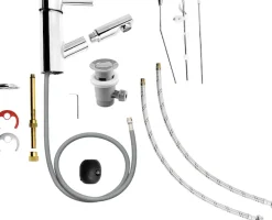 CORNAT Waschtischarmatur »Fuerte« HD, Messing, verchromt