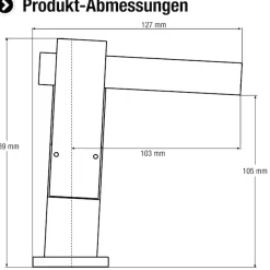 CORNAT Waschtischarmatur »Tardes« HD, Messing, verchromt